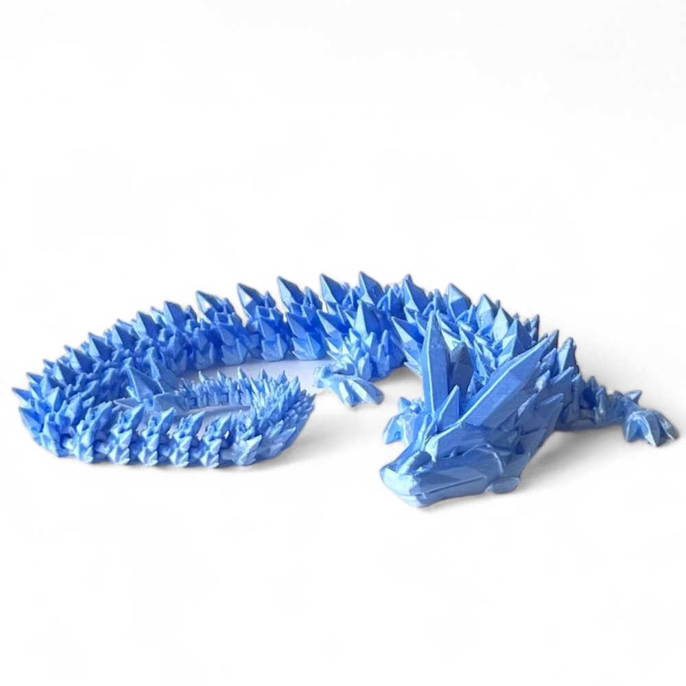 42 cm 3D Articulated Crystal Dragon Figurine
