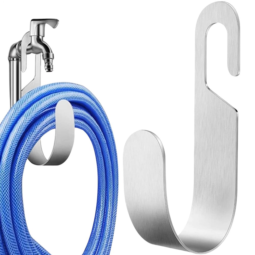 304 Stainless Steel Garden Hose Holder for Outdoor Use