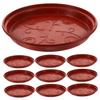 VANZACK 12-Piece Round Plant Pot Saucers for Potted Plants and Bonsai view 1