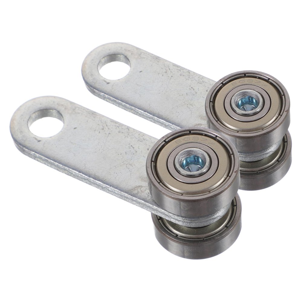 VILLFUL Steel Sliding Door Rollers with Double Bearings, 2-Pack, 50 kg Capacity