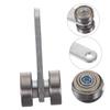 VILLFUL Steel Sliding Door Rollers with Double Bearings, 2-Pack, 50 kg Capacity view 3