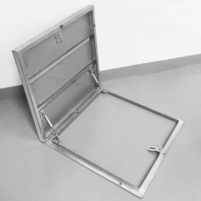 WhamtL Stainless Steel Security Roof Hatch with Theft Protection, 80 x 40 cm (31.5 x 15.7 in)