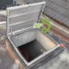 WhamtL Stainless Steel Security Roof Hatch with Theft Protection, 80 x 40 cm (31.5 x 15.7 in) view 2