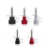 LYVQZPWLR Knurled Thumb Screws, 2-Piece Aluminum Alloy and Stainless Steel Hand Grip Knobs, M6x50-D12x20, Black view 2