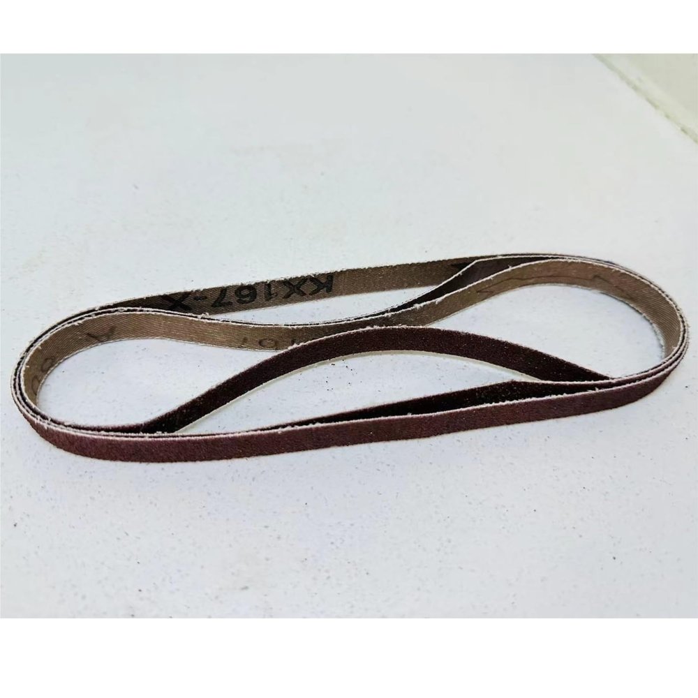 5-Piece 13 x 457 mm Sanding Belts, Grit 40–1000, for Wood and Soft Metal