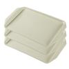 3-Piece Trunk Trays, Snow Shoe Mats for Garden, Entryway, Bedroom and Garage, Durable Waterproof Shoe Mats, Green view 1