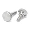 LYVQZPWLR Knurled Thumb Screws, M2–M10, 304 Stainless Steel A2-70, High Head, 10 mm, 5-Pack, M2 view 3