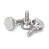 LYVQZPWLR Knurled Thumb Screws, M2–M10, 304 Stainless Steel A2-70, High Head, 10 mm, 5-Pack, M2 view 4