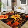 TerroVee Tropical Floral Rug 160 x 230 cm, Orange and Yellow view 1