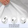 ZOLLNER 2-Piece Pillowcase Set, 40 x 80 cm, Cotton, Hotel Closure view 4