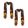 YKJJFVZ Elegant Wine Glass Print Graduation Stole, Unisex, Pointed Ends, One Size view 2