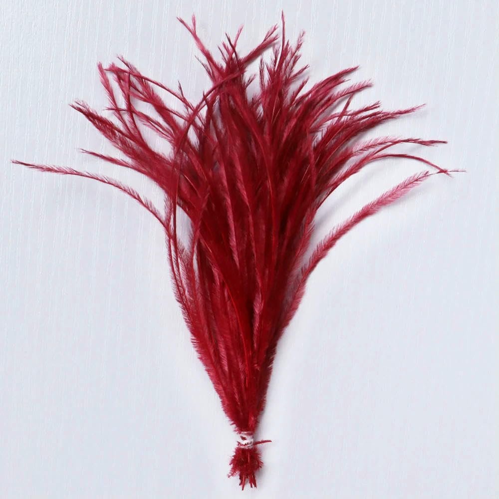 Jhdwu 100 White Ostrich Feathers, 10–18 cm Long
