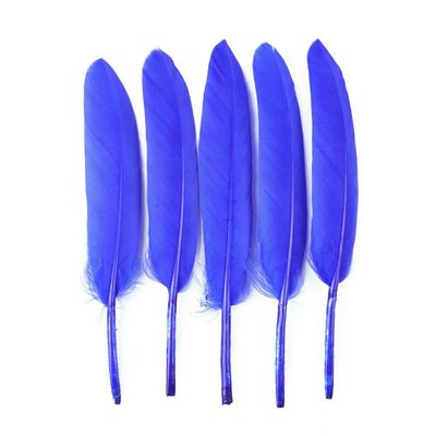 Jhdwu 50-Piece Natural White Goose Feathers, 4–6 in for Crafts, DIY Jewelry and Wedding Decor