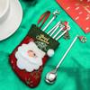 ADAOQIN Creative Stainless Steel Spoon with Elk Christmas Tree Pendant view 4