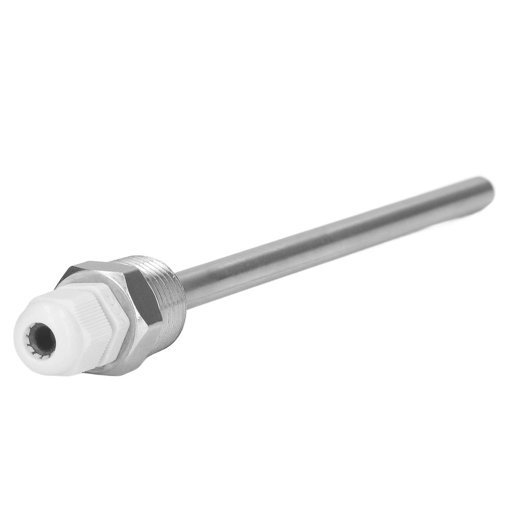 ViaGasaFamido 164 mm Stainless Steel Temperature Sensor Thermowell, IP68 Waterproof, for Solar Accessories