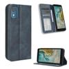 Lucyliy Case for OnePlus 9RT, Blue PU Leather Wallet Case with Card Slots and Stand view 2