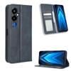 Lucyliy Case for Tecno Pova 4 Pro, Blue PU Leather Wallet Case with Card Slots and Stand view 2
