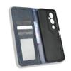 Lucyliy Case for Tecno Pova 4 Pro, Blue PU Leather Wallet Case with Card Slots and Stand view 3