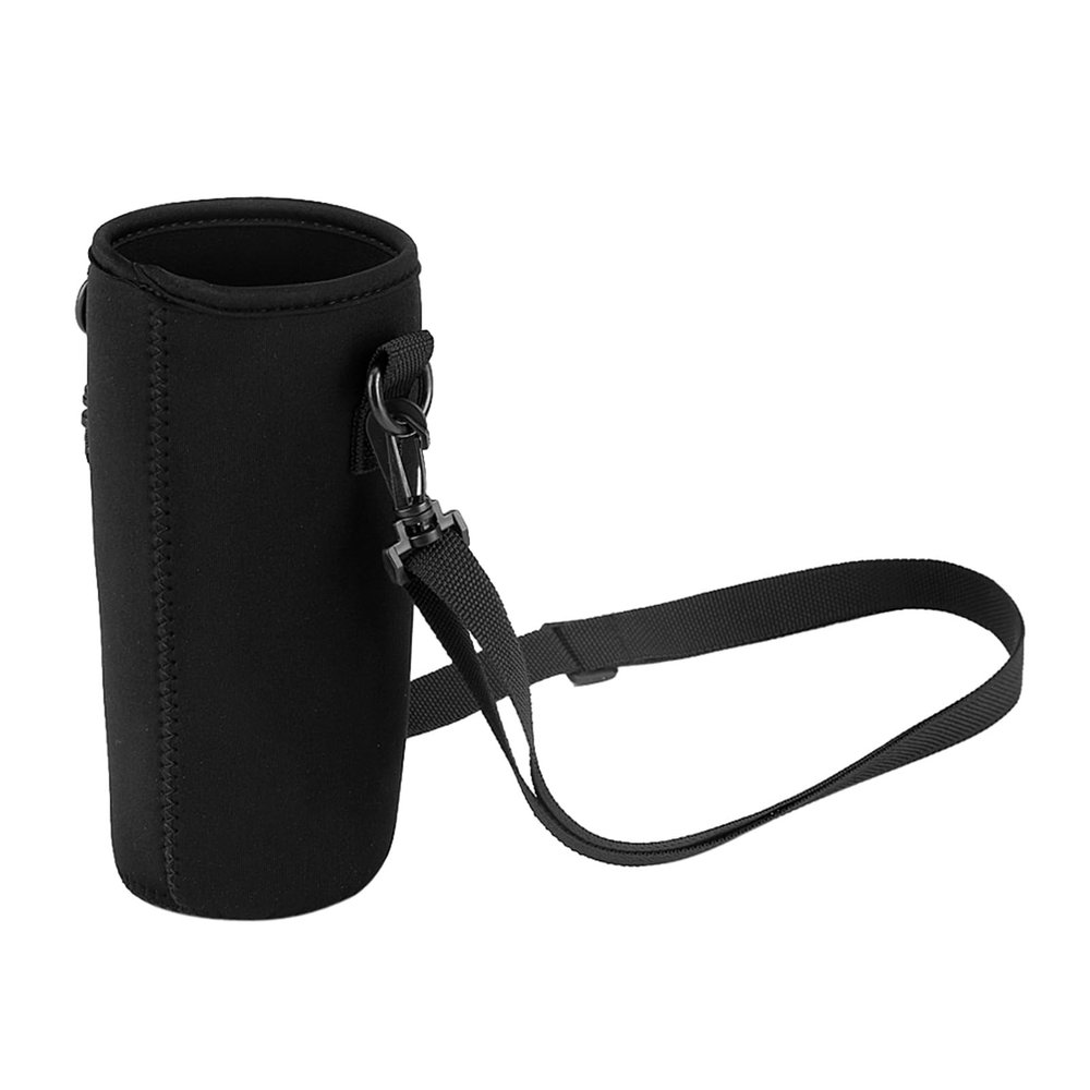 Brrnoo Soft Glass Bottle Sleeve with Adjustable Carrying Strap, 26 cm High
