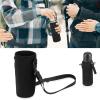 Brrnoo Soft Glass Bottle Sleeve with Adjustable Carrying Strap, 26 cm High view 2
