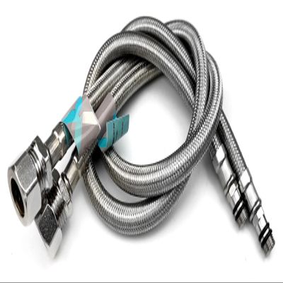 Xcel Home M10 x 15 mm Faucet Connectors, 500 mm, 2-Pack