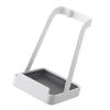 Multifunctional Pot Lid Holder and Spoon Rest with Drip Tray, Sturdy Pan Lid Organizer for Countertop Space Saving (WHITE) view 4
