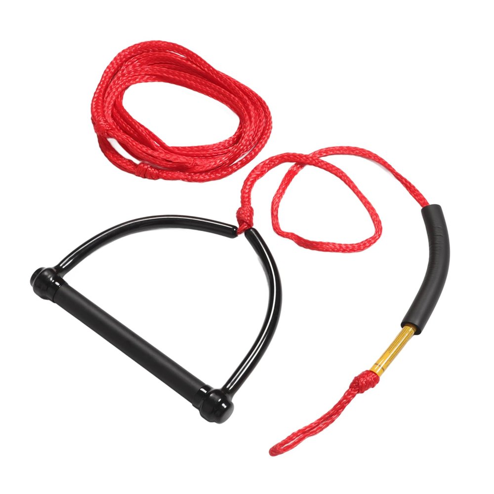 INOOMP Red PP Ski Rope with Handle Design for Water Skiing and Wakeboarding