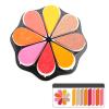 8-Color Flower Stamp Ink Pad for Crafts view 3