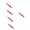 Lurrose 5-Piece Screen Spline Roller Tool Set, Repair Hook, Red Plastic view 1