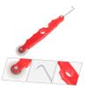 Lurrose 5-Piece Screen Spline Roller Tool Set, Repair Hook, Red Plastic view 4