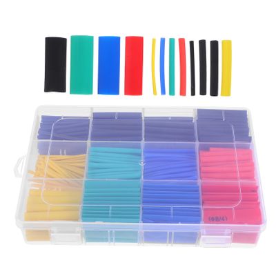 530-Piece PE Heat-Shrink Tubing for Electrical Insulation