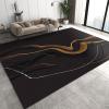 Non-Slip Area Rug with Brooklyn Bridge, New York City Skyline, Gray, Machine-Washable, Style-16(w view 1