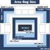 Non-Slip Area Rug with Brooklyn Bridge, New York City Skyline, Gray, Machine-Washable, Style-16(w view 2