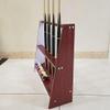 JvFbjLF Freestanding Wooden Floor Cue Rack for 10 Cues, Bianco view 3