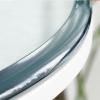 Clear Glass Lazy Susan Serving Tray with Swivel Base view 3
