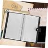 FUNNETOYU PU/PVC Document Organizer, Water-Resistant, Tear-Resistant, 20 Sheets, Black view 4
