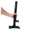 STOBOK 2-Piece Adjustable Metal Under-Mount Sink Supports, Black view 3