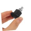 2-Piece ABS Pull Spring Adjustment Knob Set for Fitness Equipment, Black view 3