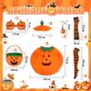 Creerluces Women's Halloween Pumpkin Costume Set view 2