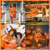 Creerluces Women's Halloween Pumpkin Costume Set view 4