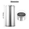 Straight Aluminum Intercooler Intake Pipe, 32 mm OD, 28 mm ID, 152 mm view 2