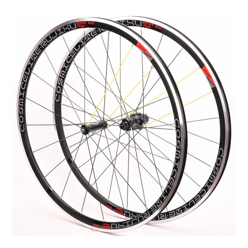 LSRRYD 700C Lightweight Alloy Road Bike Wheelset, 30 mm, 8/9/10/11-Speed, Caliper/V-Brake, QR
