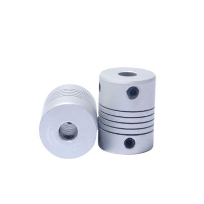 4-Piece Flexible Shaft Coupling D19L25, 19 mm Diameter x 25 mm Length, CNC Motor Jaw Coupling, Clamp Extension (10 mm x 10 mm)