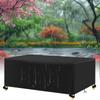 AJALGZ 215 x 150 x 70 cm Waterproof 420D Outdoor Furniture Cover, Black view 2