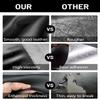 BOUYEER Dark Green Leather Repair Set, 10 x 210 cm Self-Adhesive Faux Leather view 3