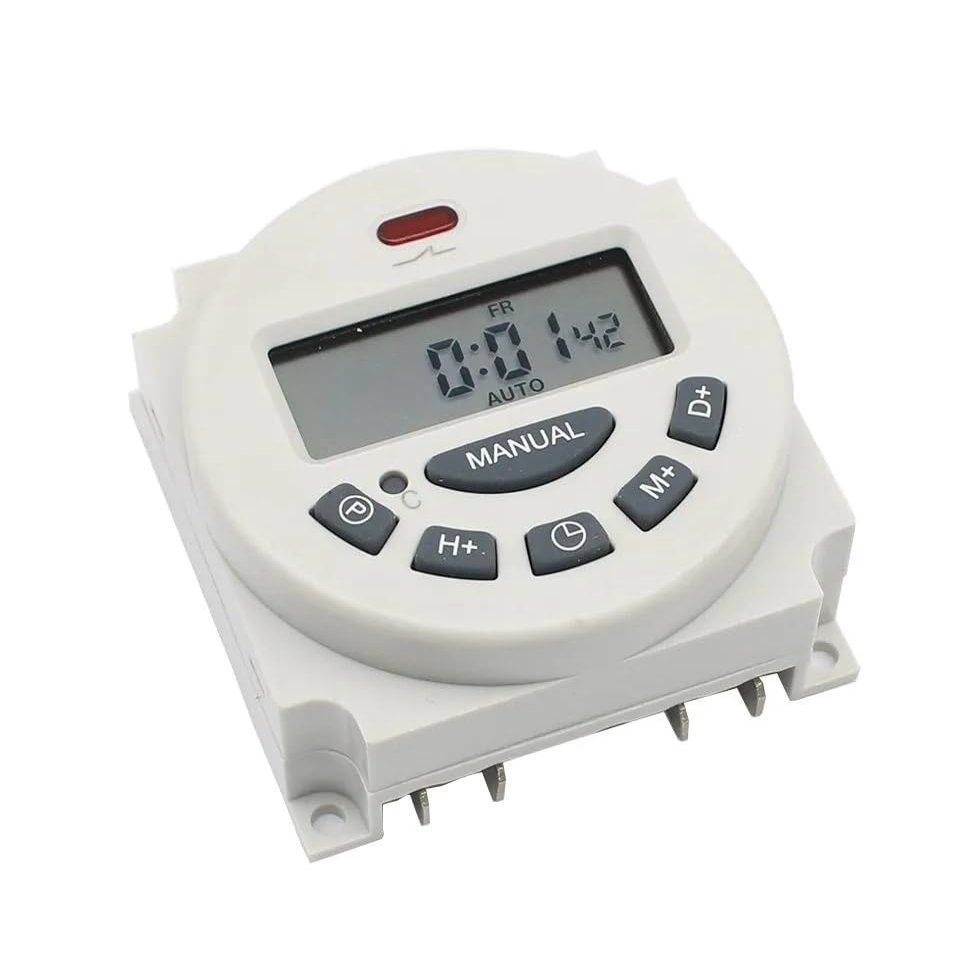 DASEB Digital Timer Controller L701, AC 220–250 V, 12 V, 110 V, 24 V, 16 A, 7-Day Programmable Timer, Minute Counter (110 V)