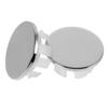 Sink Overflow Plugs, Silver, Copper, Plastic view 1