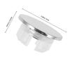 Sink Overflow Plugs, Silver, Copper, Plastic view 2