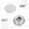 Sink Overflow Plugs, Silver, Copper, Plastic view 3