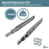 SOTOOLS 1 Pair Full-Extension Drawer Slides, 350 mm, Max. 35 kg, Galvanized view 2